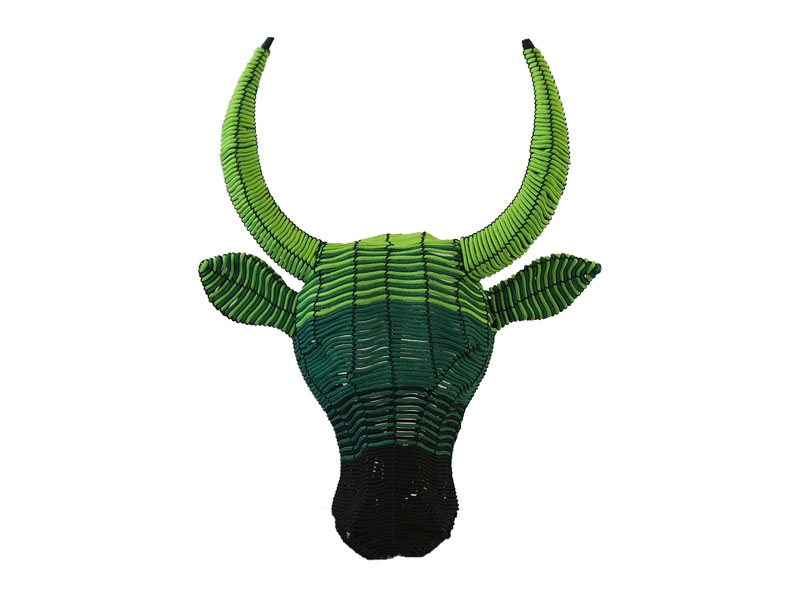 Small Bull Head - Green Ombre
